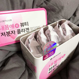 서울약사신협_내몸애뷰티저분자콜라겐_2.5g 50포 — 5점을 준 리뷰어가 2020년 4월 올린 사용 사진