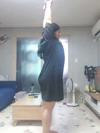 [건강한친구들] 케어링 + 거북목 교정 스트레칭 홈트 — 3점을 준 리뷰어가 2020년 9월 올린 사용 사진