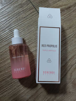 세렌디뷰티 레드 프로폴리스 트리플 앰플 — 5점을 준 리뷰어가 2020년 7월 올린 사용 사진