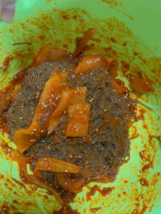 [해주냉면] 신천맛집 매운 비빔냉면 2인분 + 무절임 — 5점을 준 리뷰어가 2020년 5월 올린 사용 사진