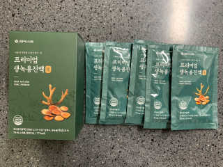 서울약사신협 약사신협_생녹용 진액_70ml x 30포 — 5점을 준 리뷰어가 2020년 9월 올린 사용 사진