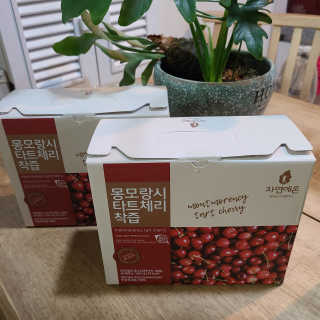 자연에온 몽모랑시 타트체리 착즙 100mL 10개입 2BOX — 5점을 준 리뷰어가 2020년 10월 올린 사용 사진