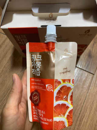 자연에온 핑크 자몽 착즙 100mL 10개입 2BOX — 4.5점을 준 리뷰어가 2020년 11월 올린 사용 사진