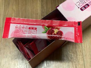 헬스업_쁘띠쁘띠석류콜라겐젤리_20g x 14포 — 4.5점을 준 리뷰어가 2020년 9월 올린 사용 사진