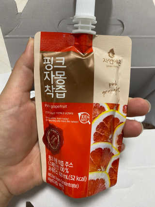자연에온 핑크 자몽 착즙 100mL 10개입 2BOX — 5점을 준 리뷰어가 2020년 11월 올린 사용 사진