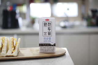 세상간단 완전푸드 [완전두유] 5종 — 5점을 준 리뷰어가 2020년 4월 올린 사용 사진