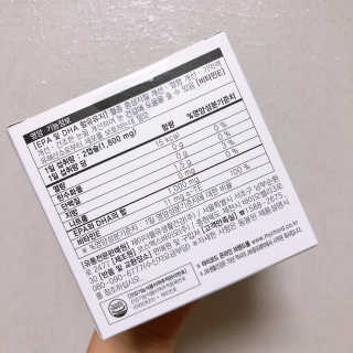 JW중외제약 마이코드 알티지 오메가3 1000 mg — 5점을 준 리뷰어가 2020년 7월 올린 사용 사진