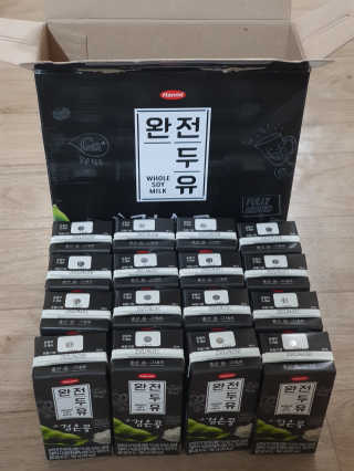 세상간단 완전푸드 [완전두유] 5종 — 5점을 준 리뷰어가 2020년 4월 올린 사용 사진