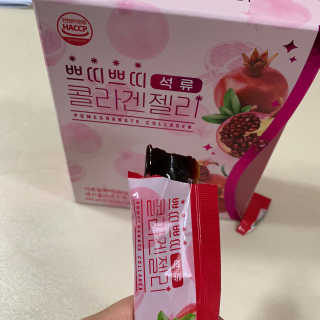 헬스업_쁘띠쁘띠석류콜라겐젤리_20g x 14포 — 4점을 준 리뷰어가 2020년 9월 올린 사용 사진