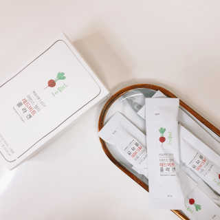 유유네이처 머빈스 젤리 레드비트 콜라겐 — 3.5점을 준 리뷰어가 2020년 4월 올린 사용 사진