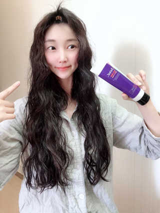 달리프 글램 컬크림 펌앤웨이브 150ml — 5점을 준 리뷰어가 2020년 10월 올린 사용 사진