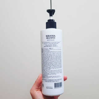 키라니아 피토스칼프 탈모완화 기능성샴푸 500ml — 3점을 준 리뷰어가 2020년 12월 올린 사용 사진