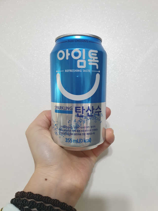 아임톡 탄산수 355mlX24캔 + 보냉팩 증정이벤트 리뷰 사진
