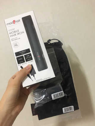 모즈헤어 휴대용 미니 고데기 — 5점을 준 리뷰어가 2020년 11월 올린 사용 사진