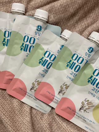 [꾸콤] 참참 OOTD쉐이크 고단백 일주일세트 50g x 5 — 5점을 준 리뷰어가 2020년 11월 올린 사용 사진