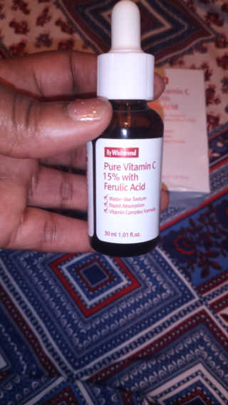 Wishtrend 순수 비타민 C 15 함유 Ferulic Acid — 5점을 준 리뷰어가 2020년 6월 올린 사용 사진