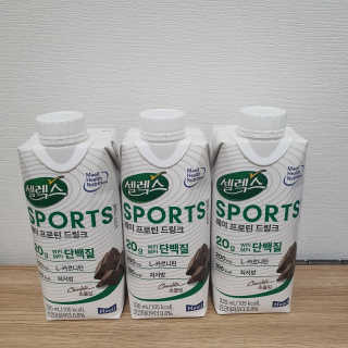 셀렉스스포츠 셀렉스 스포츠 드링크 초콜릿 _ 330ml x 12팩 — 5점을 준 리뷰어가 2020년 11월 올린 사용 사진