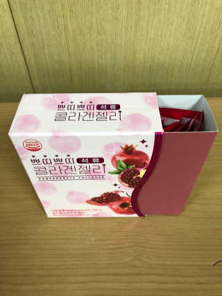 헬스업_쁘띠쁘띠석류콜라겐젤리_20g x 14포 — 5점을 준 리뷰어가 2020년 7월 올린 사용 사진