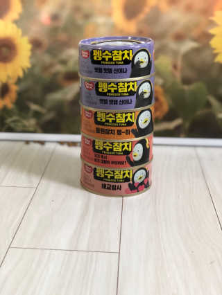 동원참치 펭수참치 — 5점을 준 리뷰어가 2020년 7월 올린 사용 사진