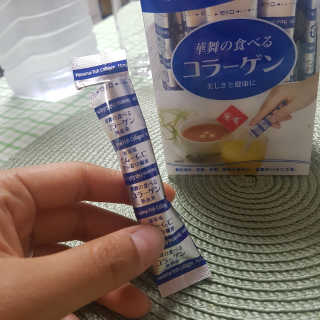 하나마이 100 프로 저분자 피쉬콜라겐 — 5점을 준 리뷰어가 2020년 6월 올린 사용 사진