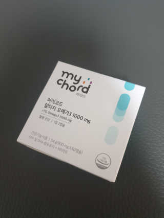 JW중외제약 마이코드 알티지 오메가3 1000 mg — 4점을 준 리뷰어가 2020년 9월 올린 사용 사진
