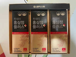 서울약사신협_투데이홍삼정플러스스틱_10g x 30포 — 4점을 준 리뷰어가 2020년 11월 올린 사용 사진