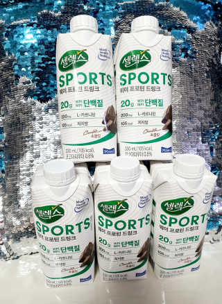 셀렉스스포츠 셀렉스 스포츠 드링크 초콜릿 _ 330ml x 12팩 — 5점을 준 리뷰어가 2020년 11월 올린 사용 사진