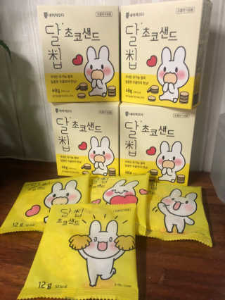 네이처오다 달칩 초코샌드 — 5점을 준 리뷰어가 2020년 5월 올린 사용 사진
