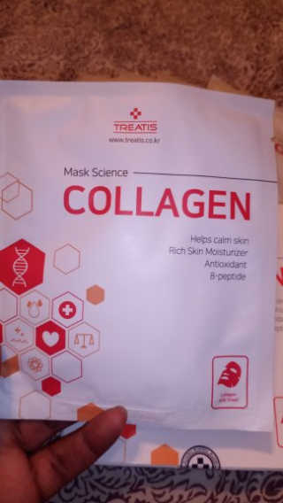 트리티스 [Treatis] Facial Sheet Mask — 5점을 준 리뷰어가 2020년 12월 올린 사용 사진