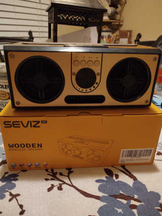 SEVIZ RETRO20W 레트로 블루투스 스피커 — 5점을 준 리뷰어가 2020년 6월 올린 사용 사진