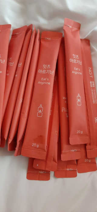 네츄럴굿띵스 잇츠 아르기닌 14포 1박스 — 5점을 준 리뷰어가 2020년 5월 올린 사용 사진