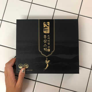 헬스업_천명진프리미엄홍삼스틱_10ml x 30포 — 5점을 준 리뷰어가 2020년 11월 올린 사용 사진
