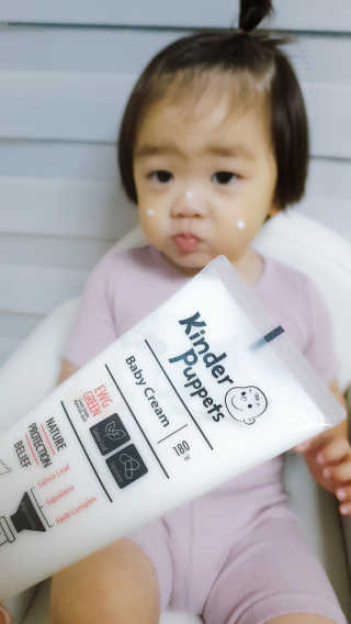 킨더퍼페츠 베이비크림 180ml — 5점을 준 리뷰어가 2020년 9월 올린 사용 사진