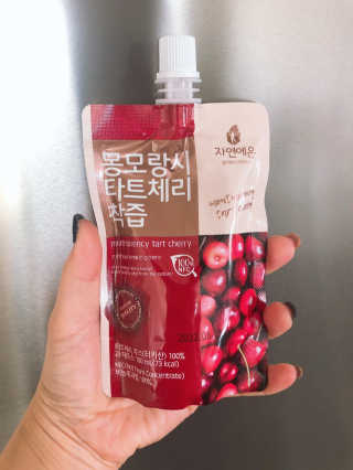 자연에온 몽모랑시 타트체리 착즙 100mL 10개입 2BOX — 4점을 준 리뷰어가 2020년 11월 올린 사용 사진
