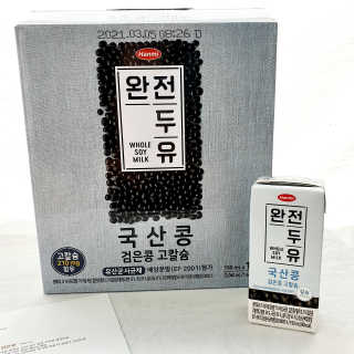 세상간단 완전푸드 [완전두유] 5종 — 5점을 준 리뷰어가 2020년 4월 올린 사용 사진