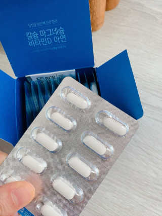 건강한약속 바른 바른 칼슘마그네슘비타민D아연 — 5점을 준 리뷰어가 2020년 5월 올린 사용 사진