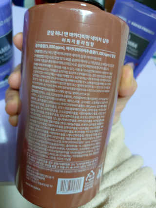KUNDAL [쿤달 X 카카오프렌즈] 샴푸/트리트먼트 500ml 2구 세트 — 5점을 준 리뷰어가 2020년 11월 올린 사용 사진