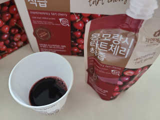 자연에온 몽모랑시 타트체리 착즙 100mL 10개입 2BOX — 5점을 준 리뷰어가 2020년 10월 올린 사용 사진
