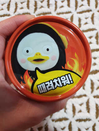 동원참치 펭수참치 — 5점을 준 리뷰어가 2020년 7월 올린 사용 사진