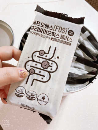 서울약사신협_FOS프리바이오틱스플러스쿠앤크_5gX100포 — 5점을 준 리뷰어가 2020년 5월 올린 사용 사진