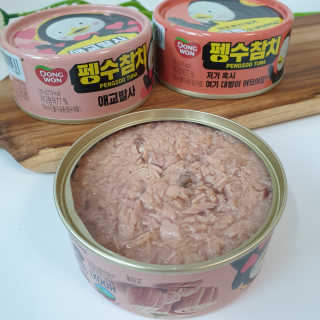 동원참치 펭수참치 — 5점을 준 리뷰어가 2020년 6월 올린 사용 사진