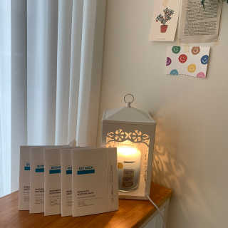바이오믹 BIOMEEK SENSIMETIC SOOTHING MASK.S — 5점을 준 리뷰어가 2020년 7월 올린 사용 사진