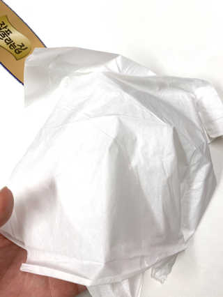 잘풀리는집 부드러운 모이스처 보습 미용 티슈 230매 — 5점을 준 리뷰어가 2020년 9월 올린 사용 사진