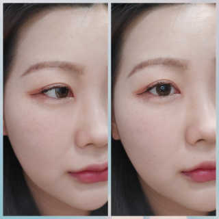데이지크 SS컬렉션 로즈페탈 섀도우 팔레트 — 5점을 준 리뷰어가 2020년 4월 올린 사용 사진