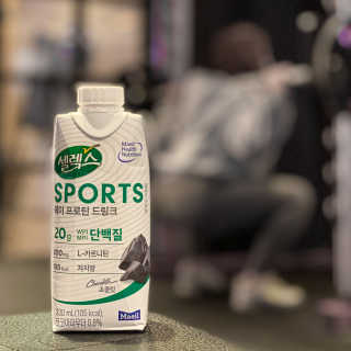 셀렉스스포츠 셀렉스 스포츠 드링크 초콜릿 _ 330ml x 12팩 — 5점을 준 리뷰어가 2020년 11월 올린 사용 사진