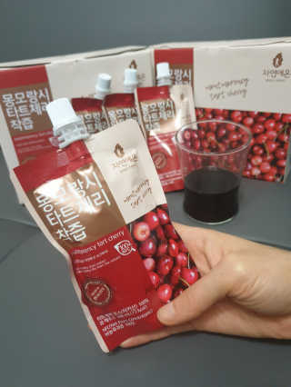 자연에온 몽모랑시 타트체리 착즙 100mL 10개입 2BOX — 5점을 준 리뷰어가 2020년 11월 올린 사용 사진