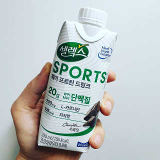 셀렉스스포츠 셀렉스 스포츠 드링크 초콜릿 _ 330ml x 12팩 — 5점을 준 리뷰어가 2020년 11월 올린 사용 사진