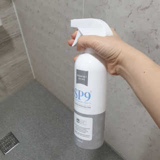 SP9 스프레이형 프리미엄 살균소독제 500ml+100ml — 5점을 준 리뷰어가 2020년 11월 올린 사용 사진