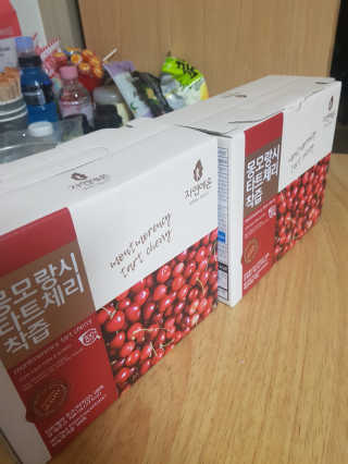 자연에온 몽모랑시 타트체리 착즙 100mL 10개입 2BOX — 5점을 준 리뷰어가 2020년 10월 올린 사용 사진