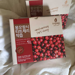 자연에온 몽모랑시 타트체리 착즙 100mL 10개입 2BOX — 5점을 준 리뷰어가 2020년 11월 올린 사용 사진